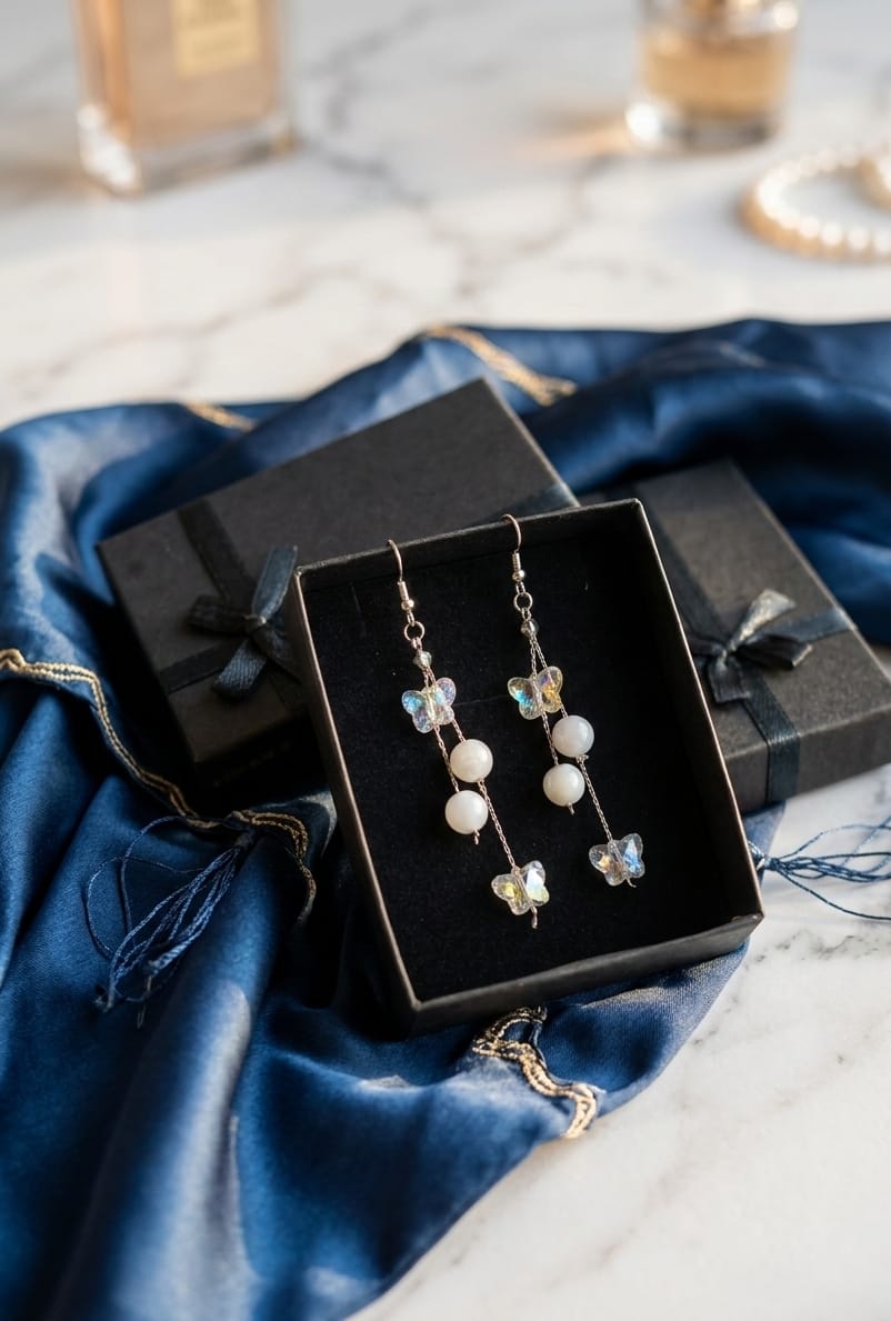 Silver hanging daimonties