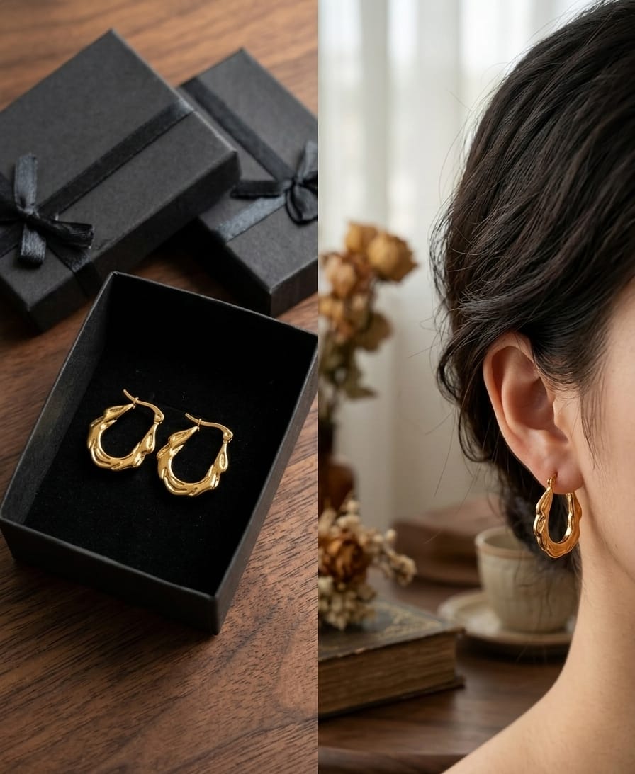 Stainless steel stylish Ear ring